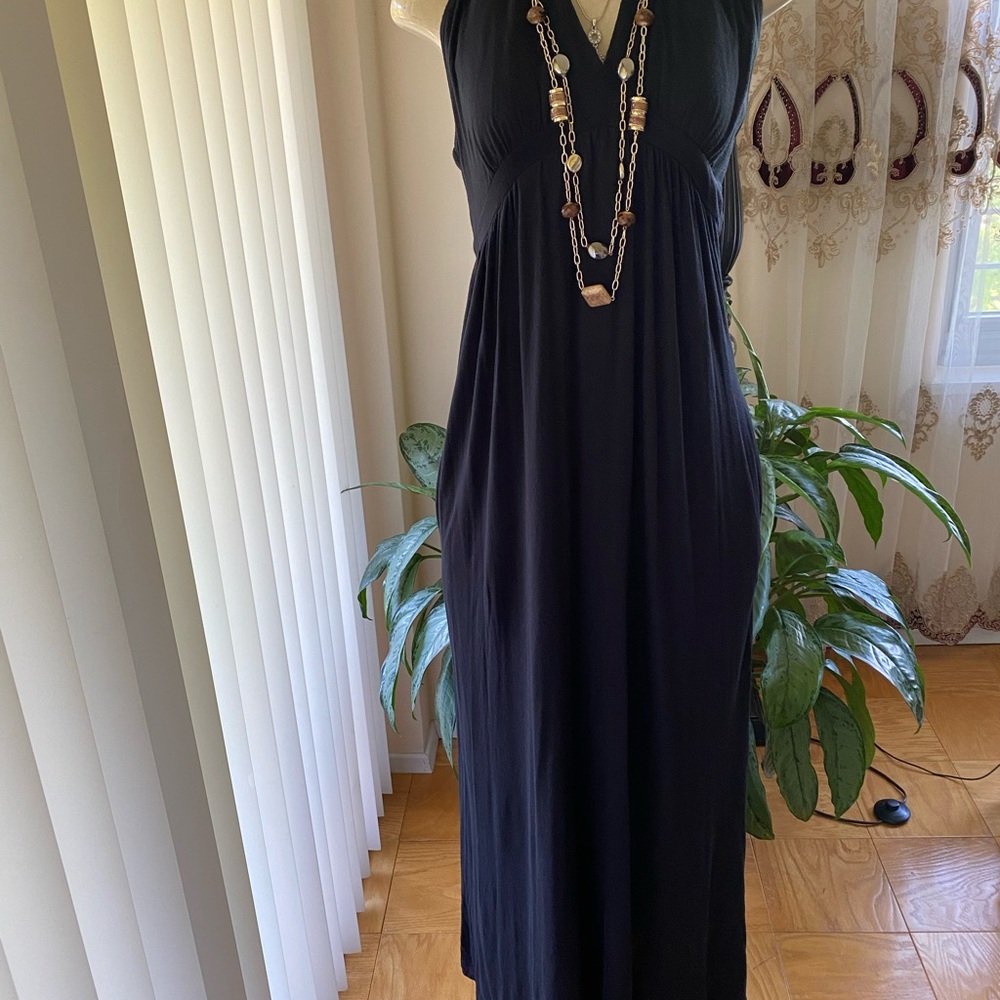 Saint Grace Anthea Halter Neck Dress In Black By Revolve Size M (Style 574)